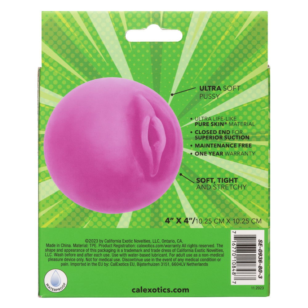 CalExotics Pop Sock! Pussy Masturbator – Purple – Ultra Life-Like Design