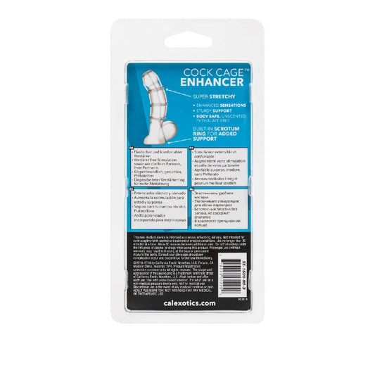 Cock Cage Enhancer - Clear