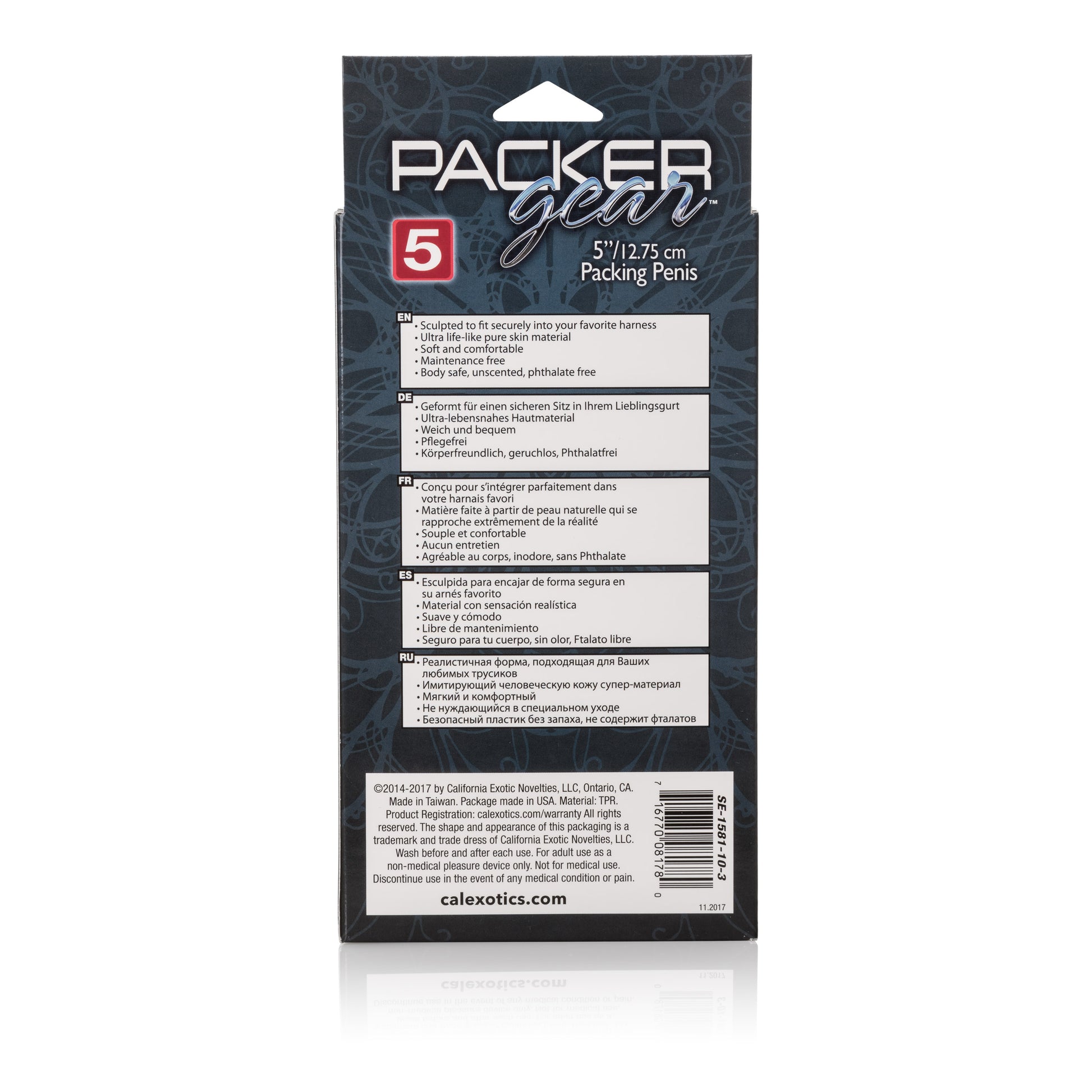 CalExotics Packer Gear Packing Penis 5 Inch - Brown