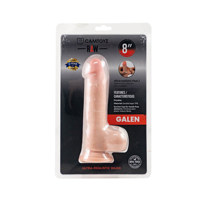 Camtoyz Galen Ultra Realistic Dildo with Suction Cup – Beige