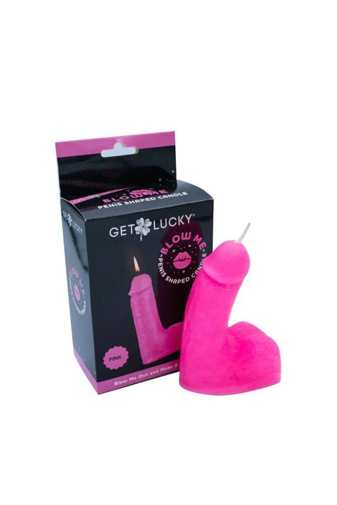 Viben Blow Me Penis Candle – Fun Novelty Candle – Pink