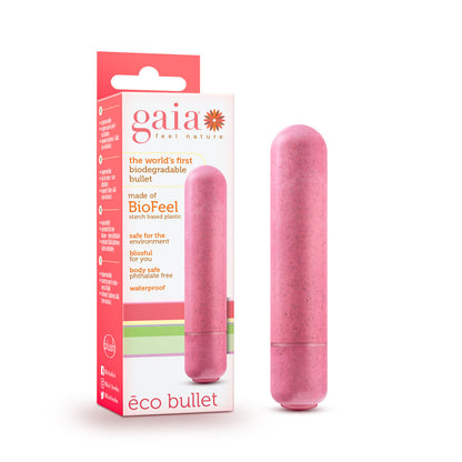 Gaia Eco Bullet Vibrating Toy – Pink