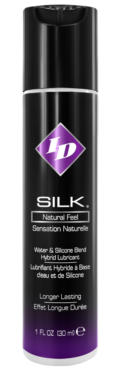 ID Silk Silicone and Water Blend Lubricant – 1 Oz – Water-Based and Silicone Blend