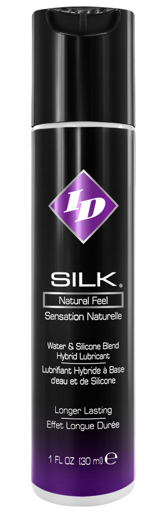 ID Silk Silicone and Water Blend Lubricant – 1 Oz – Water-Based and Silicone Blend