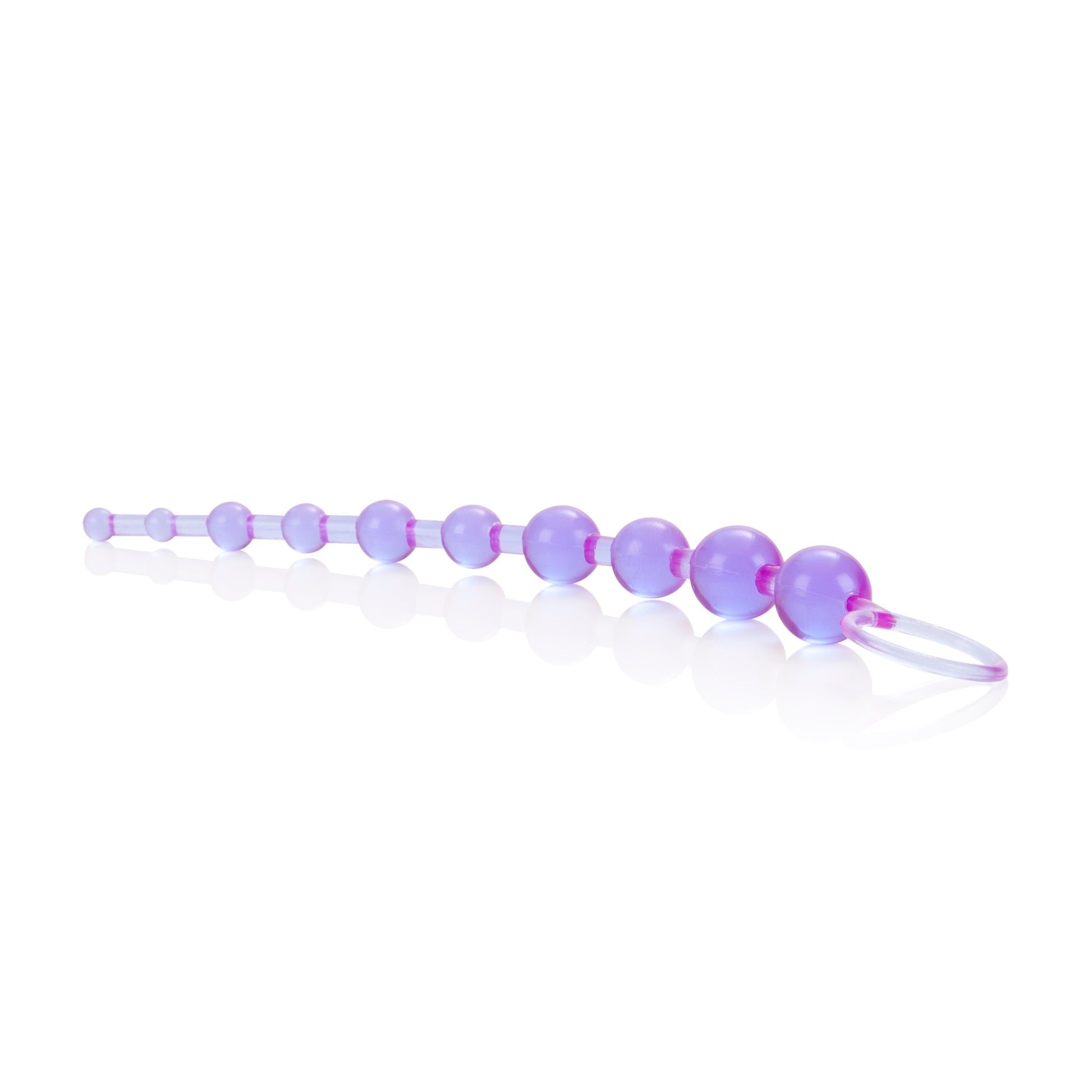 X-10 Beads - Anal Pleasure Tool with Graduated Beads - Purple