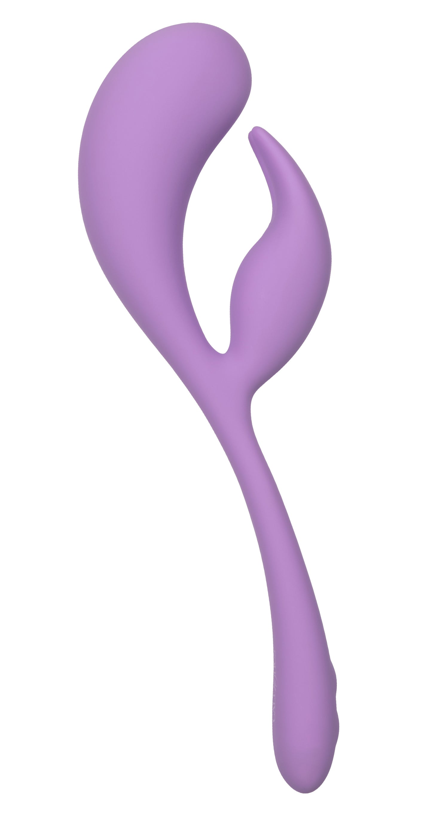 CalExotics Elle Liquid Silicone Dual Flicker Vibrator – Purple