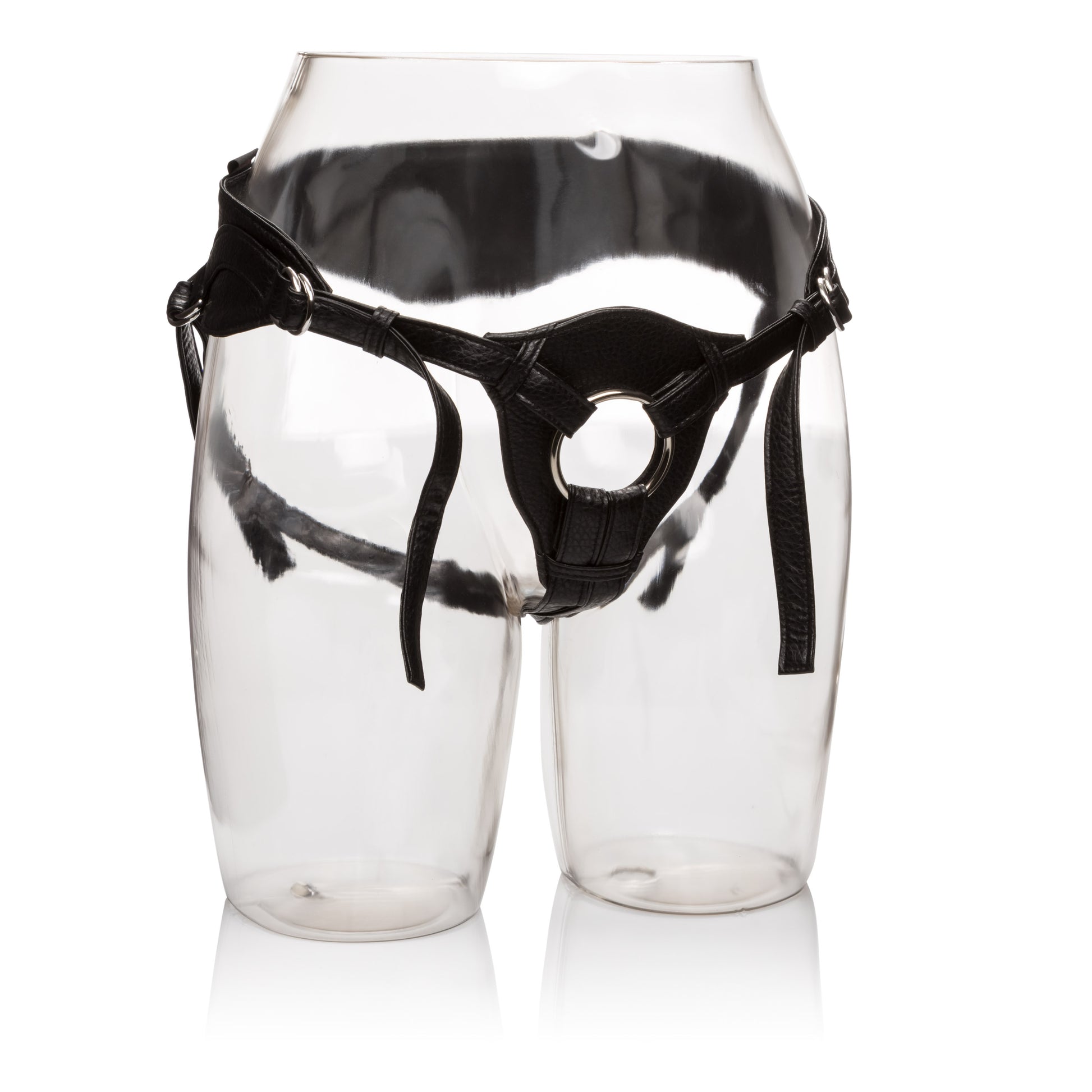 CalExotics The Queen Premium Harness with Back Support – Black