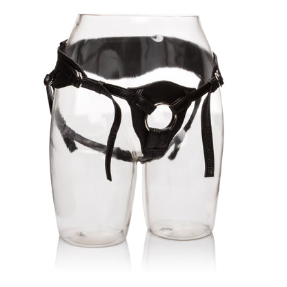 CalExotics The Queen Premium Harness with Back Support – Black