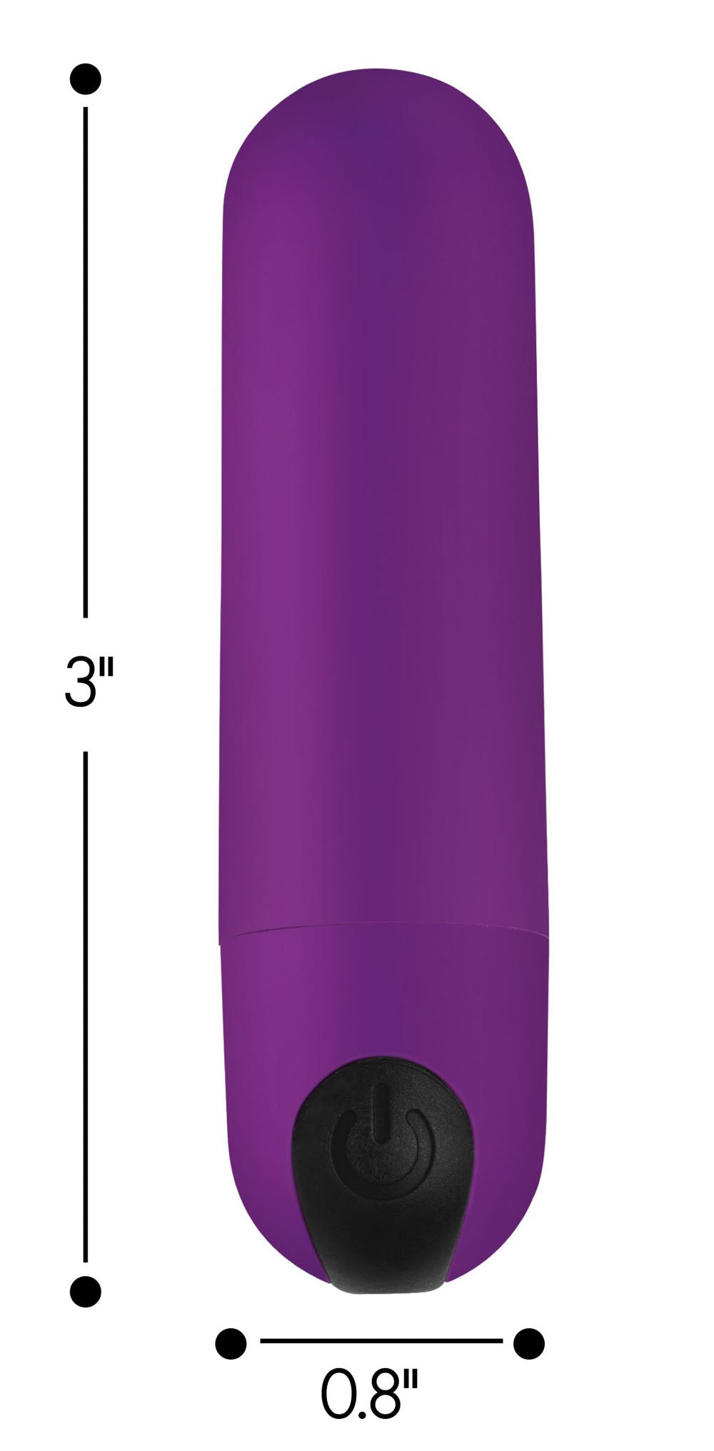 XR Brands Bang Vibrating Bullet with Remote Control – Purple