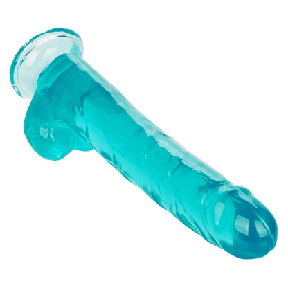 CalExotics Size Queen 10-Inch Dildo with Suction Cup Base – Blue