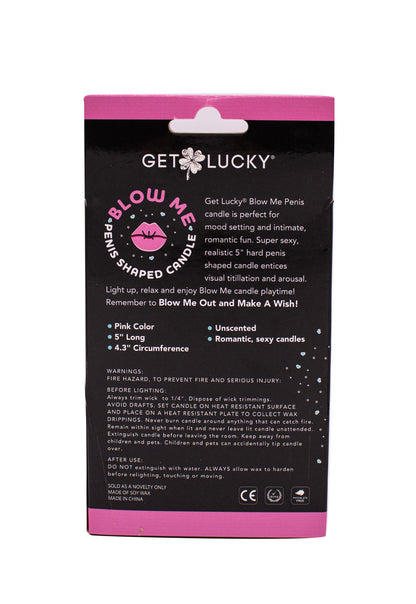 Viben Blow Me Penis Candle – Fun Novelty Candle – Pink