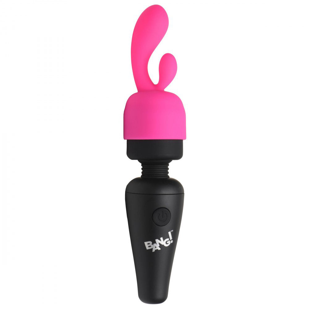 Bang 10x Mini Wand Vibrator with 3 Attachments – Multi-Color
