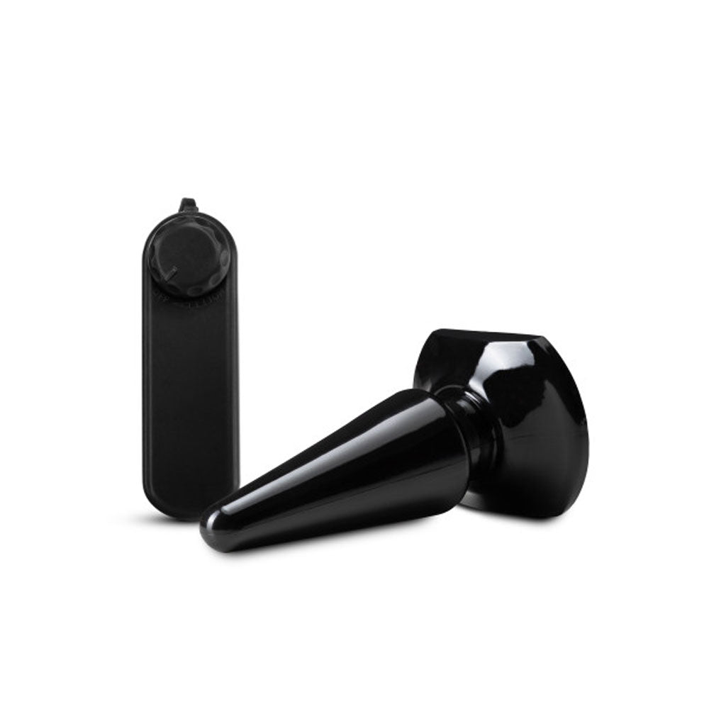 Anal Adventures Vibrating Anal Pleaser - Multi-Speed - Black