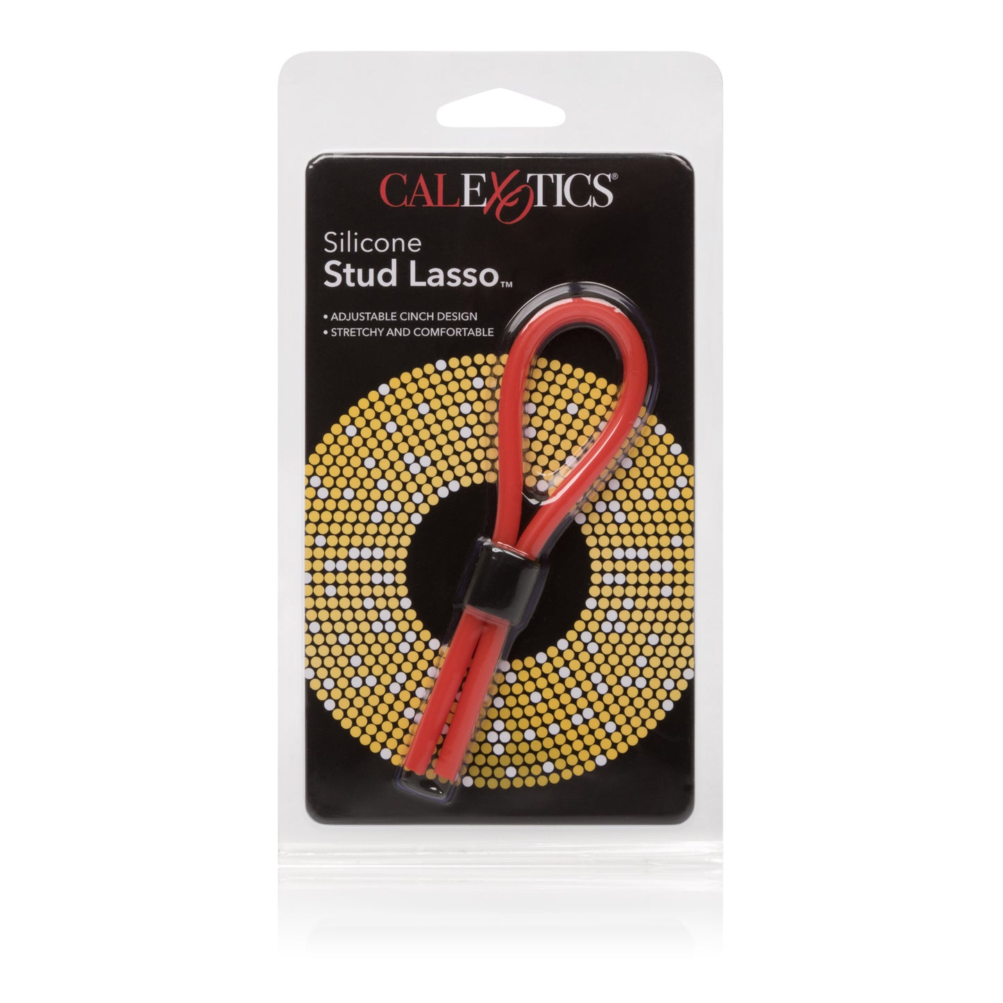 CalExotics Silicone Stud Lasso - Adjustable Erection Enhancer - Red