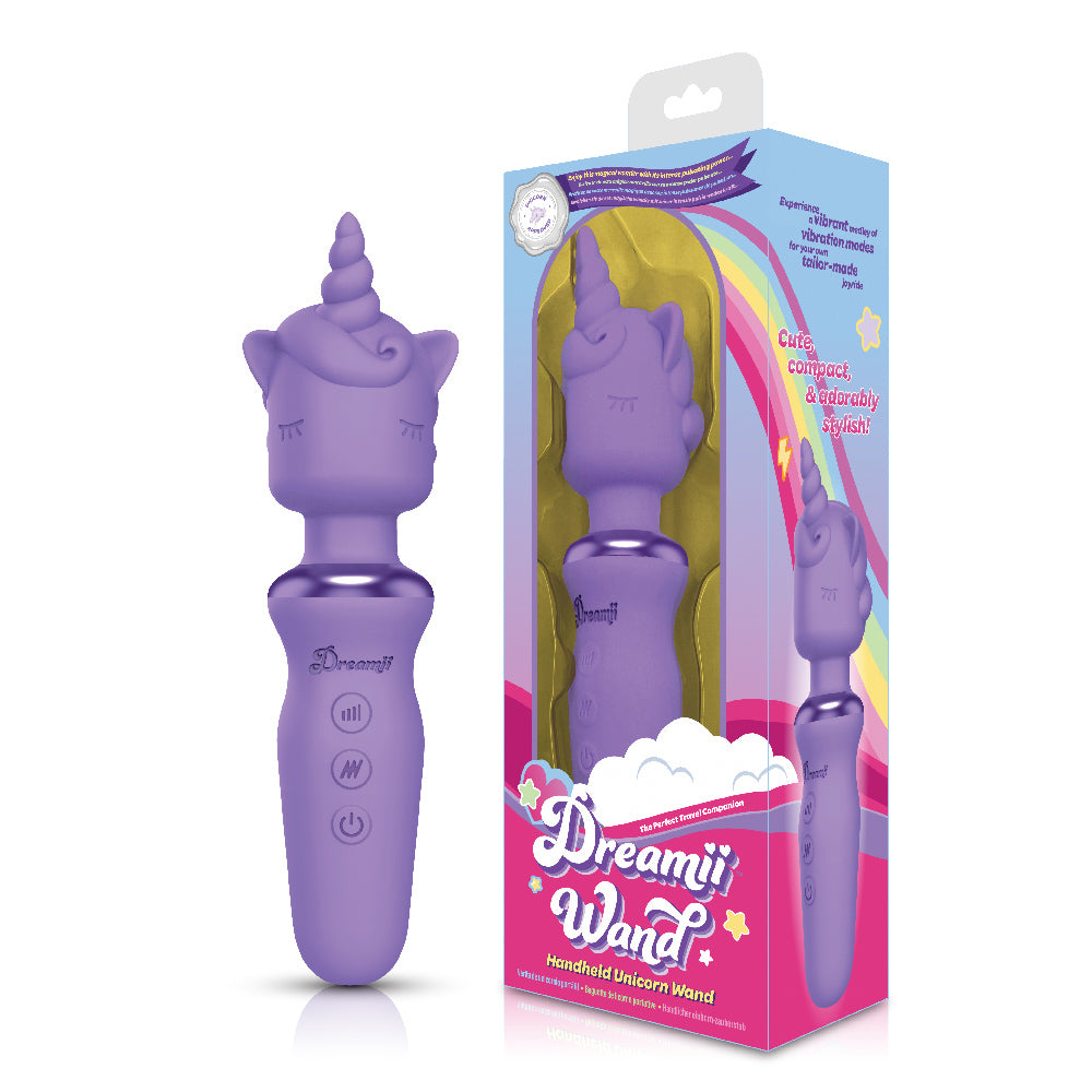 Dreamii Wand Powerful Unicorn Wand - Lilac - 15 Vibration Patterns & 5 Speeds