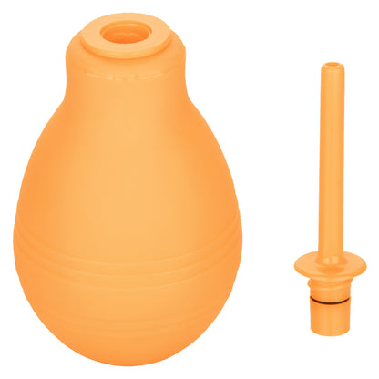 CalExotics Cheeky One-Way Flow Douche - Orange - Leak-Free Design