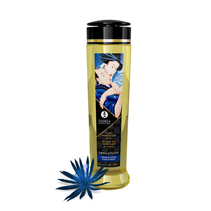 Shunga Seduction Massage Oil – 8 Fl. Oz. – Natural