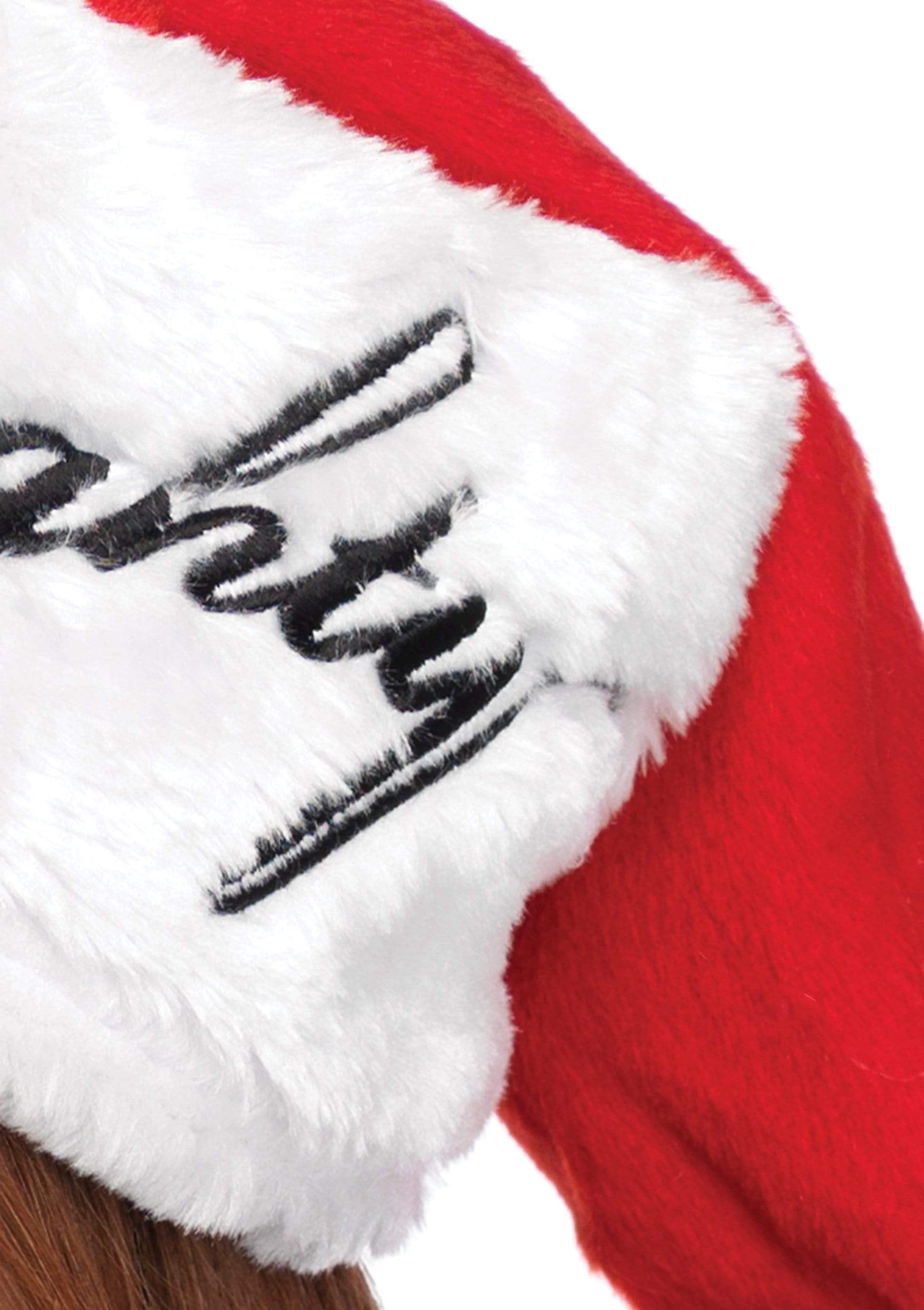 Leg Avenue Reversible Plush Santa Hat – Red