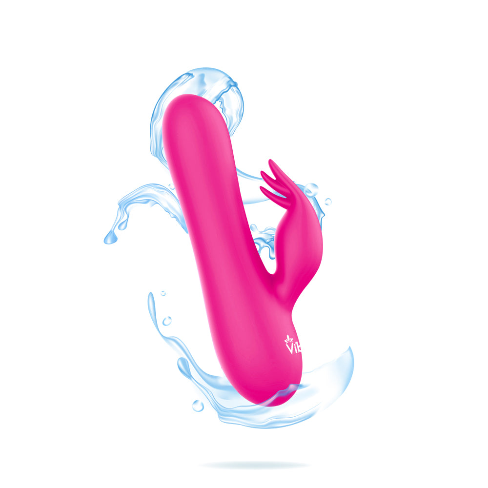Viben Freyja Mini Triple Ticklers Rabbit Vibe – Hot Pink
