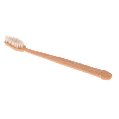 Hott Products Pecker Toothbrush with Medium Bristles – Beige