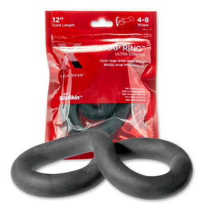 Perfect Fit Xplay 12.0 Ultra Wrap Ring – Black – Ultra-Stretch SilaSkin Material