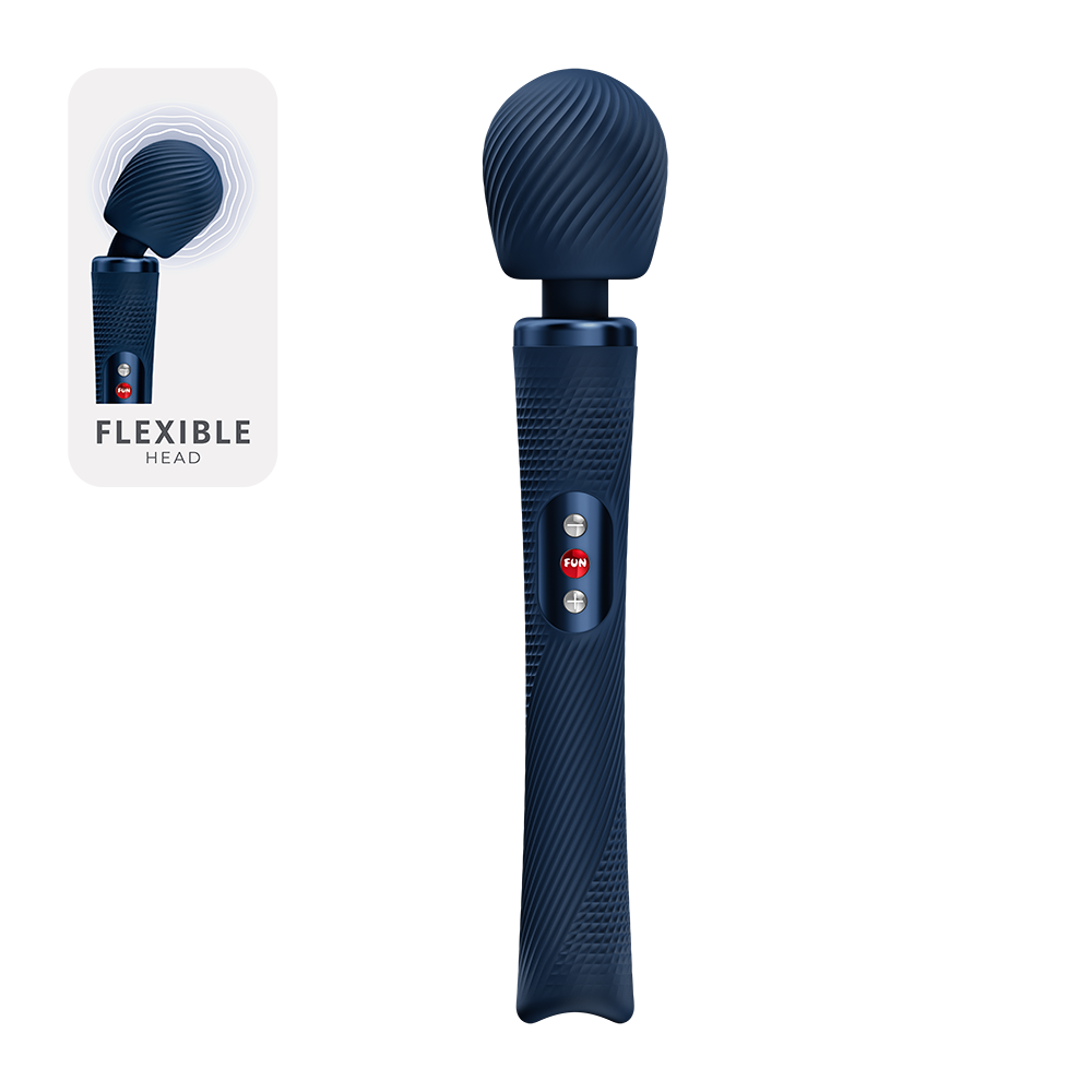 Fun Factory Vim Massager - Rechargeable Vibrating Massager - Night Blue