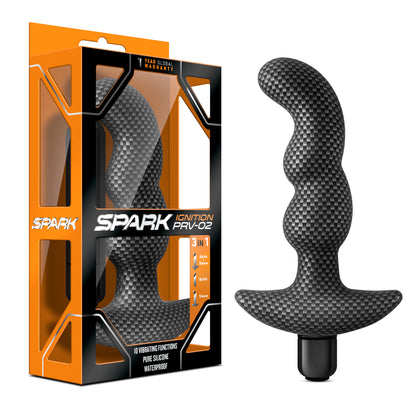 Blush Spark Ignition PRV-02 Prostate Massager - Waterproof - Black