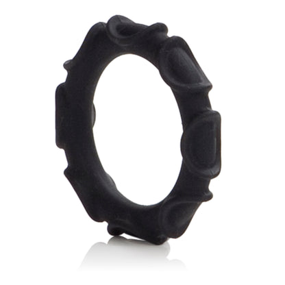 CalExotics Atlas Silicone Ring - Sturdy Erection Enhancer - Black