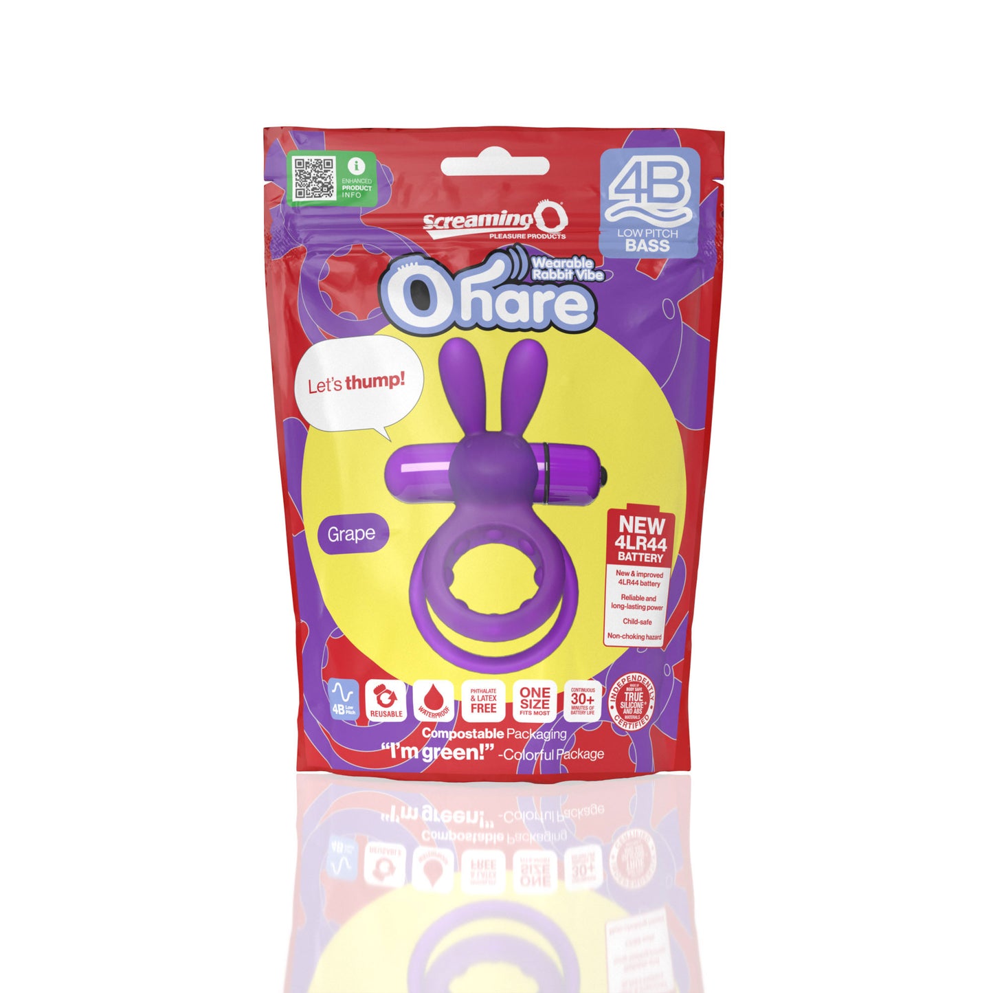 Screaming O Ohare Wearable Rabbit Vibe – Purple