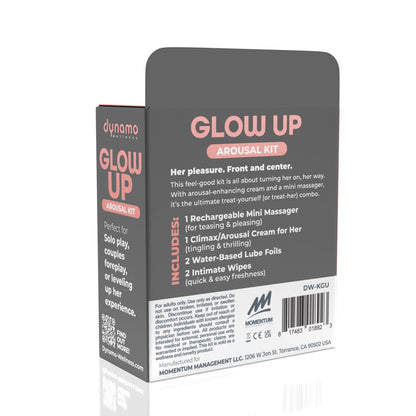 Screaming O Glow Up Intimacy Kit – Mini Massager and Arousal Cream