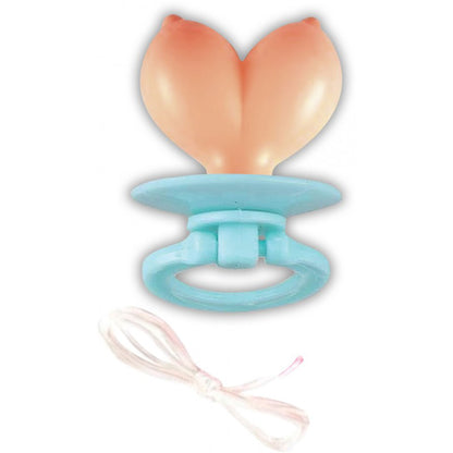 Hott Products Boobie Pacifier with Elastic Wristband – Beige