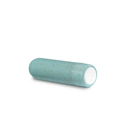 Gaia Eco Rechargeable Bullet Vibrator - Aqua - 10 Vibration Functions