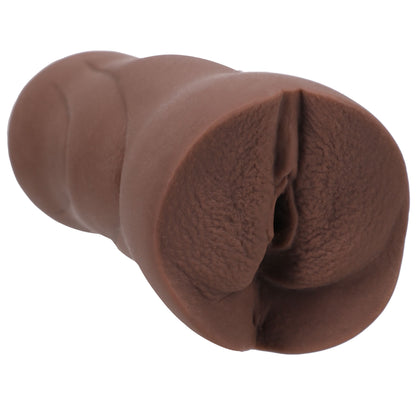 Doc Johnson Jenna Foxx Signature Stroker - Realistic ULTRASKYN Pocket Pussy - Brown