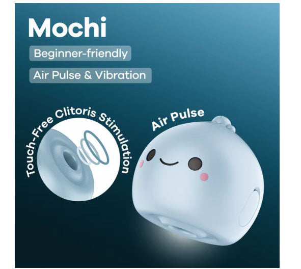 Satisfyer Mochi Air Pulse Vibrator – Frost Blue