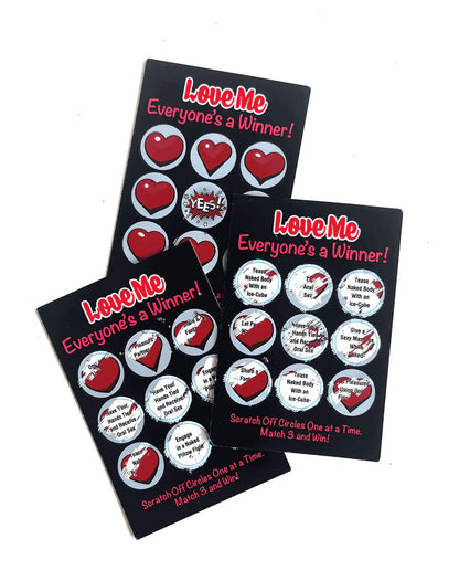 Love Me Lotto 12 Winning Scratch-Off Tickets – Passion Game