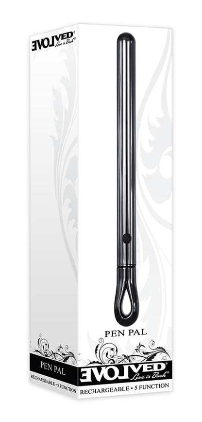 Evolved Novelties Pen Pal Vibrating Device – Silver