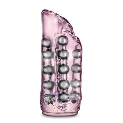 Blush M for Men Super Stroker - Pink - 5.5 Inch Length with Pleasure Pearls