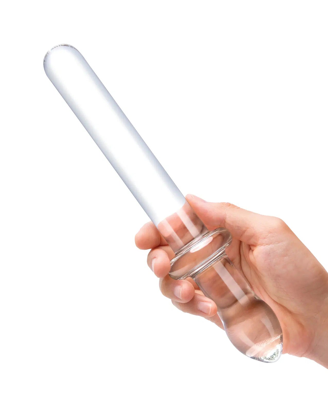 Electric Novelties 9.25 Inch Classic Smooth Dual-Ended Dildo - Clear