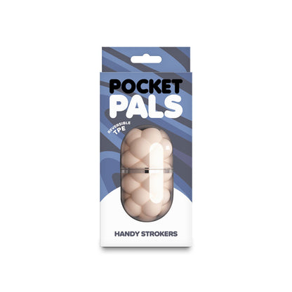 nsnovelties Pocket Pals Bubbles White - Reversible TPE Stroker