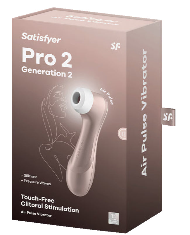 Satisfyer Pro 2 Generation 2 Clitoral Stimulator - Rose Gold