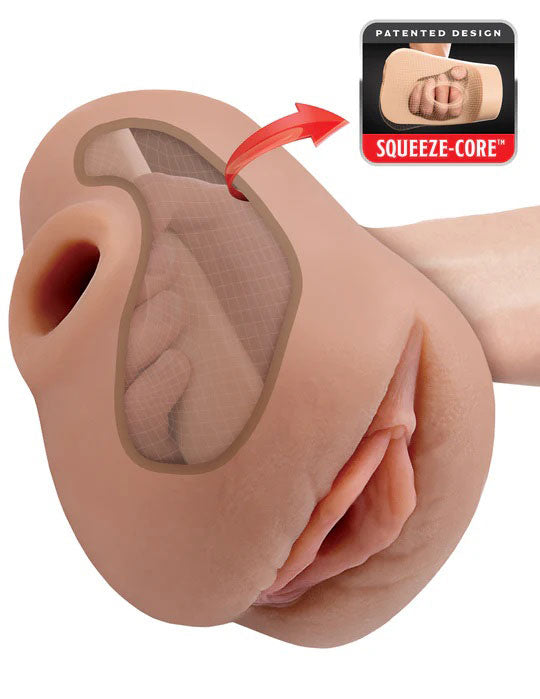 Pipedream Pdx Plus Pussy Pounder Squeeze Stroker – Brown