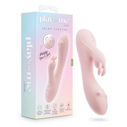 Blush Play With Me Fairy Flutter Rabbit Massager – Pink