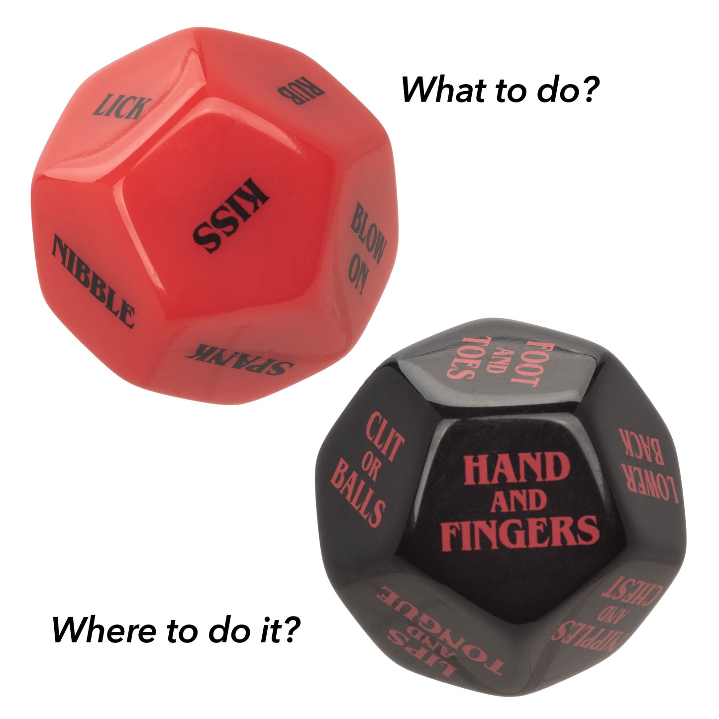 CalExotics Naughty Bits Roll Play Naughty Dice Set – Couples Game