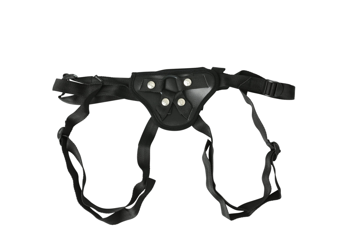Sportsheets Entry Level Strap On Harness - Black with Adjustable Straps
