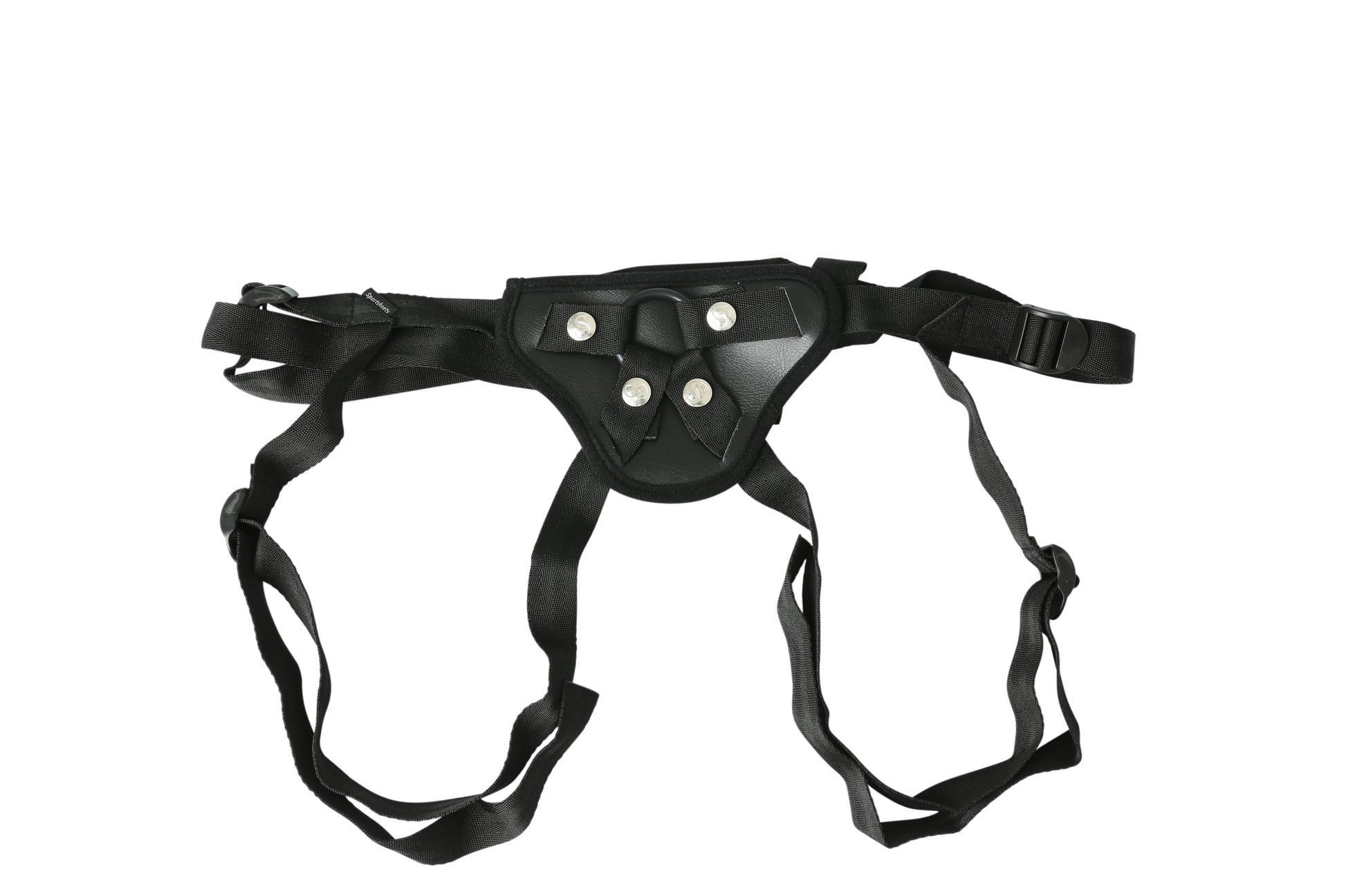 Sportsheets Entry Level Strap On Harness - Black with Adjustable Straps
