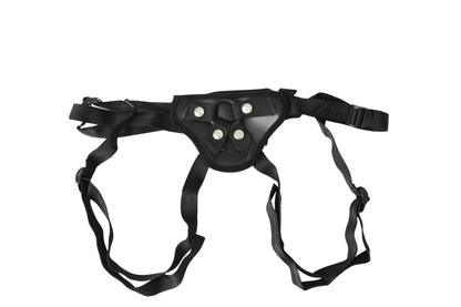 Sportsheets Entry Level Strap On Harness - Black with Adjustable Straps