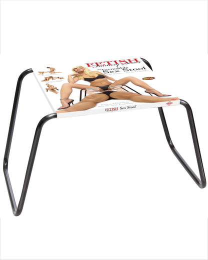 Fetish Fantasy Series Incredible Sex Stool - Black - Heavy Duty Design for Enhanced Comfort