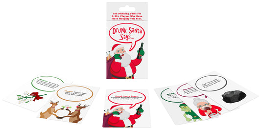 Drunk Santa Says Card Game – Fun Drinking Game