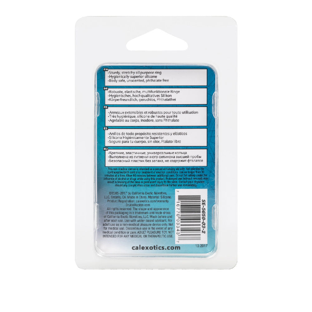 Dr. Joel's Silicone Prolong Ring - Smooth Black