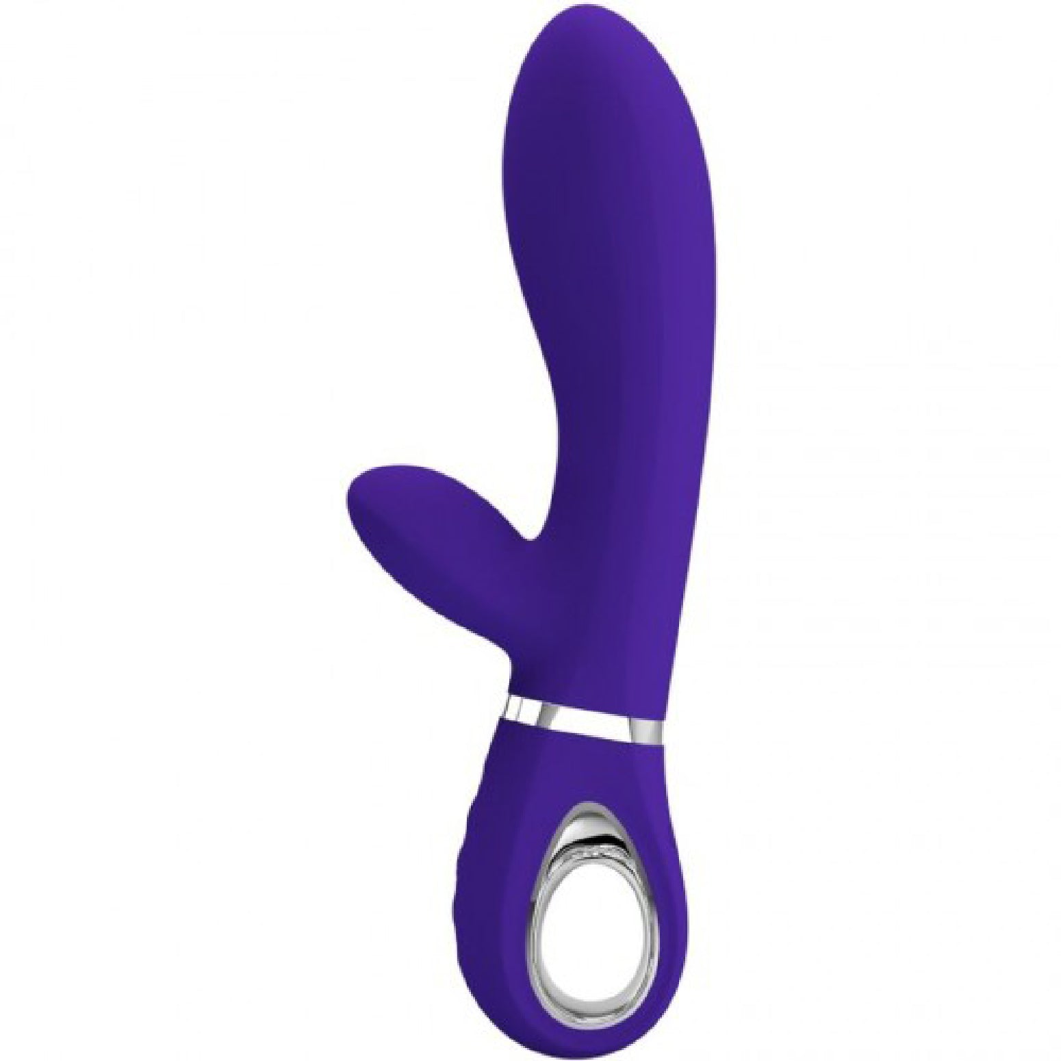 Thomas Super Soft Silicone Rabbit Vibrator – Purple – 7 Functions